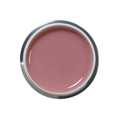 pastel pink fiber gel
